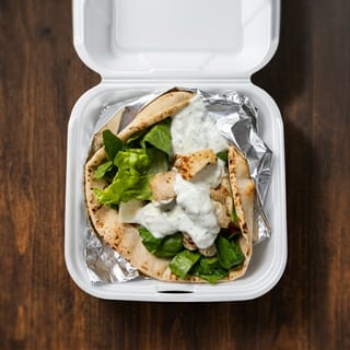 Greek Chicken Pita